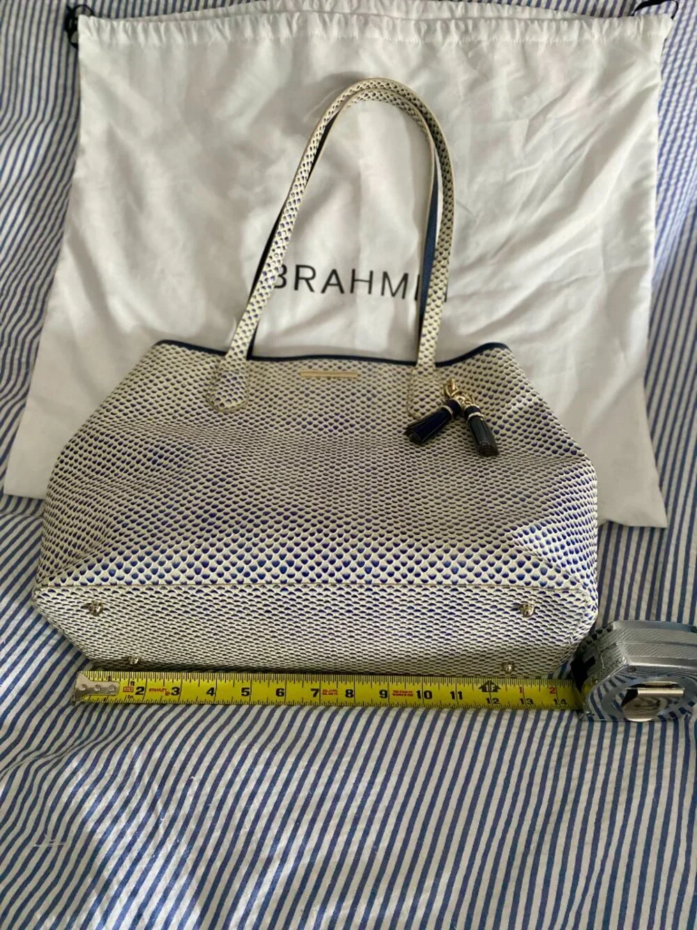 Brahmin Anytime expanded leather tote